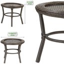 Ver imagem 3 de Mesa e Namoradeira Varanda Porto Rico Jardim Edicula Varanda Sala Descanso