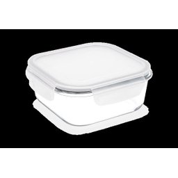 POTE DE VIDRO QUADRADO MARMITA HERMETICO 320ML LOCK&STOCK - 3