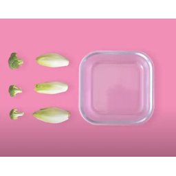 POTE DE VIDRO QUADRADO MARMITA HERMETICO 320ML LOCK&STOCK - 2