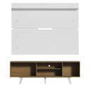 Ver imagem 7 de Rack Madesa Dubai e Painel para Tv até 65 Polegadas com Pés - Rustic/branco 5z09