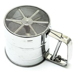 Polvilhador Caneca de Inox Peneira Farinha Açúcar Chocolate - 2