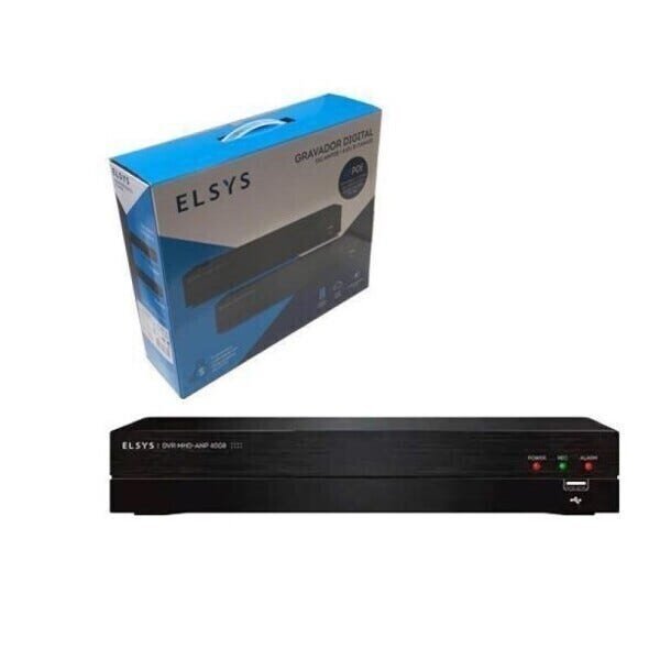 Gravador Digital DVR 1080p 5x1 ANPOE 8 canais Elsys MHD-ANP 4008 - 3