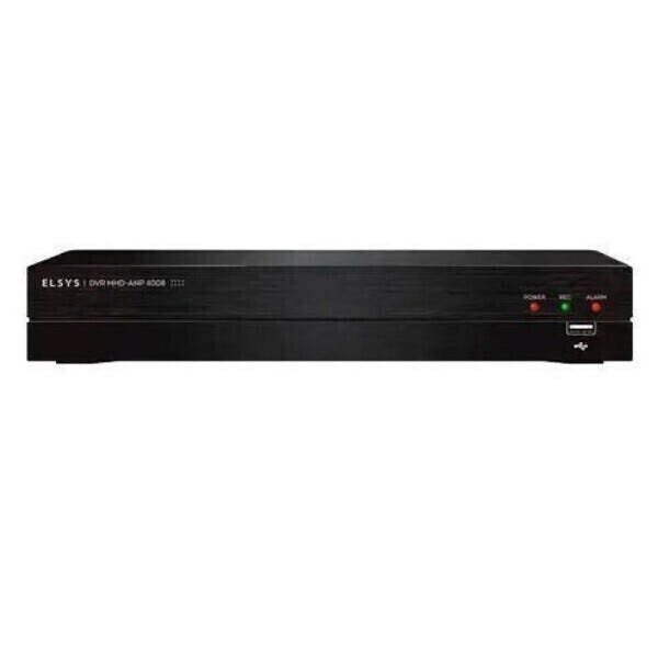 Gravador Digital DVR 1080p 5x1 ANPOE 8 canais Elsys MHD-ANP 4008
