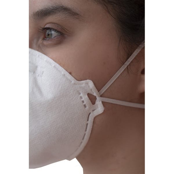 Kit com 10 Mascaras de Proteção Respiratória N95 PFF2 Branca - 3