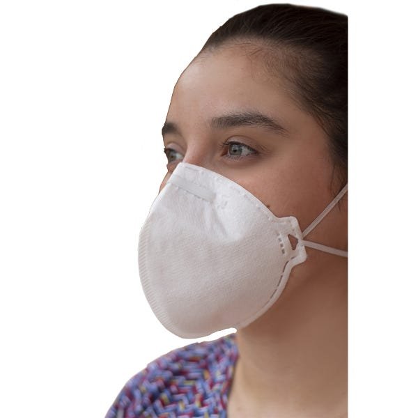 Kit com 10 Mascaras de Proteção Respiratória N95 PFF2 Branca