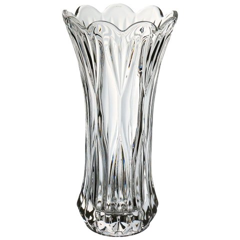 Vaso Decorativo Floreiro Enfeite Home&Co Vidro 29x14x14cm Transparente