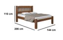 Ver imagem 1 de CAMA CASAL MADEIRA MACIÇA - ITALIA
