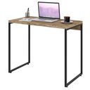 Ver imagem 1 de Mesa de Escritório Escrivaninha 90cm Dynamica Industrial C08 Carvalho - Mpozenato