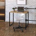 Ver imagem 2 de Mesa de Escritório Escrivaninha 90cm Dynamica Industrial C08 Carvalho - Mpozenato