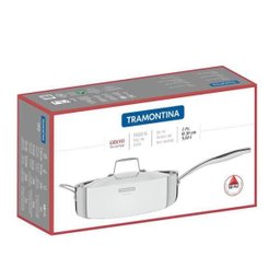 Frigideira Tramontina Grano Em Aço Inox Com Tampa 30Cm 5,6 L - 2