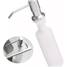 Dispenser de Sabão 500ml Aço Escovado - 5