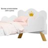 Cama Infantil Realeza Branco e Colchão Juvenil - 4