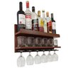 Barzinho de Parede - 54X26 com Porta Taças - Imbuia - 1