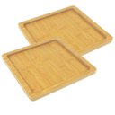 Ver imagem 2 de Tabua Petisqueira Bambu Quadrada 22x22 | 02 Un