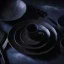 Ver imagem 5 de Xícara para Café com Pires em Cerâmica Preto Matte 100ml Porto Brasil