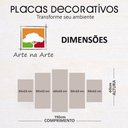Ver imagem 7 de Kit 5 Placa Quadro Decorativo 3D Borda infinita Leão de Judá