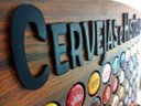 Ver imagem 2 de Quadro Porta Tampinhas Rustic - 80 - Cervejas Histórias