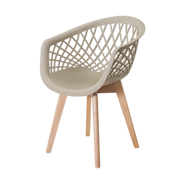 Cadeira Web Fendi - Base Wood Prolar - 1