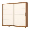 Ver imagem 2 de Guarda-roupa Casal 2 Portas Deslizantes 4 Gavetas Palace