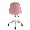 Cadeira Eames Rosa - Base Office Cromada - 4