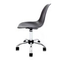 Ver imagem 3 de Cadeira Eames Preta em Polipropileno com Base Office Cromada para Escritório e Home Office