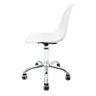 Cadeira Eames Branca - Base Office Cromada - 3