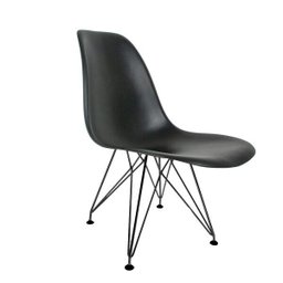 Cadeira Eames Preta - Base Eiffel Preta - 1