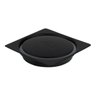 Ralo Click Quadrado Black Inox Para Banheiro 10x10 Cm - 1