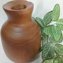 Ver imagem 2 de Vaso Decorativo Enfeite Home&Co Madeira 21x15x15cm Natural
