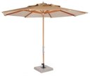 Ver imagem 1 de Ombrelone Leblon Creme em Madeira 2,90 Mt (larg) Base 49x49 Cm Central com Tecido Bagun - 44297