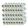 Kit 100 Unds. Plug Modular Conector Rj45 8x8 Cabo Rede Lan - 1