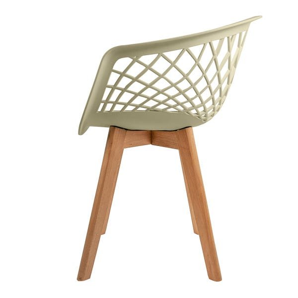 Kit 3 Cadeiras Web Fendi - Base Wood - 4