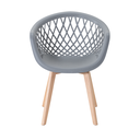 Ver imagem 2 de Cadeira Web Cinza - Base Wood