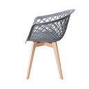 Ver imagem 3 de Cadeira Web Cinza - Base Wood