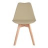 Kit 2 Cadeiras Saarinen Fendi - Base Wood - 3