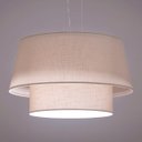 Ver imagem 3 de Pendente Duo Cone de Tecido 2 Lâmpadas Tom Luz Iluminação