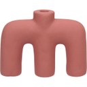 Ver imagem 1 de Castiçal Porta Vela Suporte Home&co Cerâmica 14x19x5cm Terracota