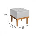 Ver imagem 3 de Puff Quadrado mm-33 Assento Espuma D-28 Acquablock Cinza Claro Estofados Martins