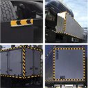 Ver imagem 7 de Faixa Refletiva Segurança 25 Metros Kit 10 Unidades Seta Amarelo Fluorescente Transito Caminhao Estr