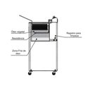 Ver imagem 6 de Fritador Óleo Zona Fria Elétrico Reativo 2 resistência 15L Monofásico 220v 8000w FOE15 P