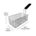 Ver imagem 2 de Fritador Óleo Zona Fria Elétrico Reativo 2 resistência 15L Monofásico 220v 8000w FOE15 P