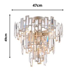 Plafon Petrus Pintura Rose Gold - 2