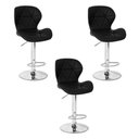 Ver imagem 1 de Kit 3 Banquetas Altas para Bar Cozinha Slim Formiga Lille