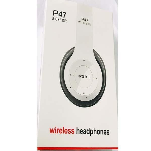 Fone Ouvido Bluetooth Dobrável Microfone Atend Chamada P47 - 9