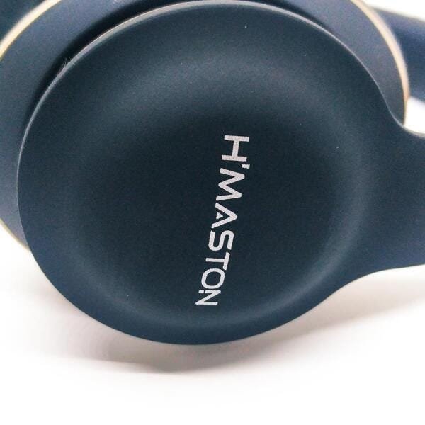 Headphones Wireless H'Maston B17 - Preto com Dourado | MadeiraMadeira