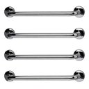 Ver imagem 1 de Barra de Apoio 70cm Inox Kit 4 Unidades Acessibilidade Suporte Idoso Gestante Banheiro Box Corrimao 