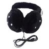 Fone Ouvido Pelucia Adulto Headphone P2 Microfone Preto Fofo - 3