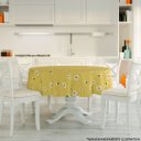 Ver imagem 2 de Toalha de Mesa Redonda 4 Lugares Margaridas