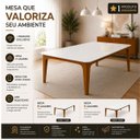 Ver imagem 7 de Mesa de Jantar Moderna 6 Lugares 160cm Imperial Apartamento