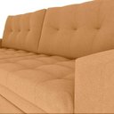 Ver imagem 5 de Sofá Cama Reclinável 2 Lugares 220cm Nayla Boucle Mostarda Matrix Boucle Mostarda